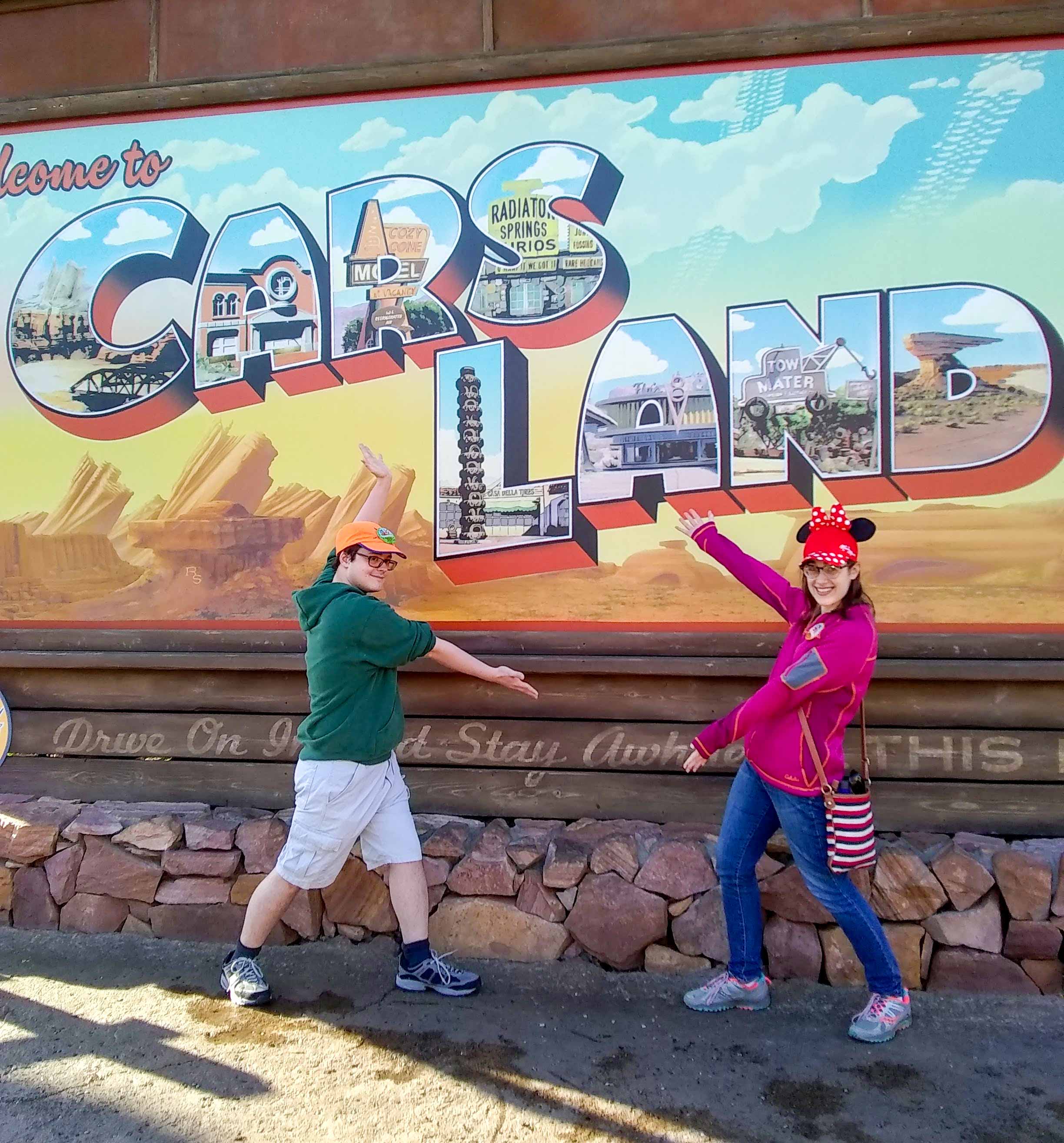 Kristin and David at Cars Land | MouseMingle.com